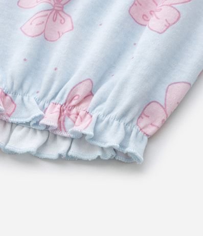 Conjunto Infantil con Estampa de Lazos y Bolsillo de Animalito - Talle 0 a 18 Meses 7