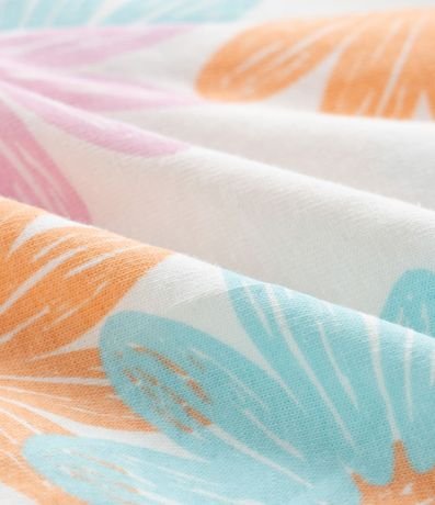 Enterito Infantil con Estampa Floral - Talle 0 a 18 Meses 4