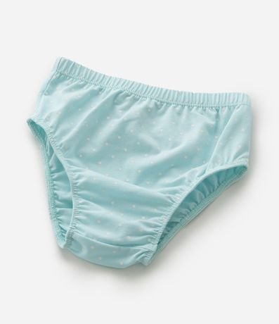 Vestido Infantil con Estampa de Lunares Osos y Bombacha - Tam  0 a 18 meses 5