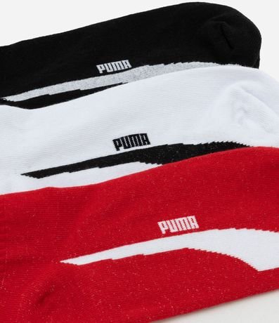 Kit 03 Medias Caña Larga Racing Puma 4