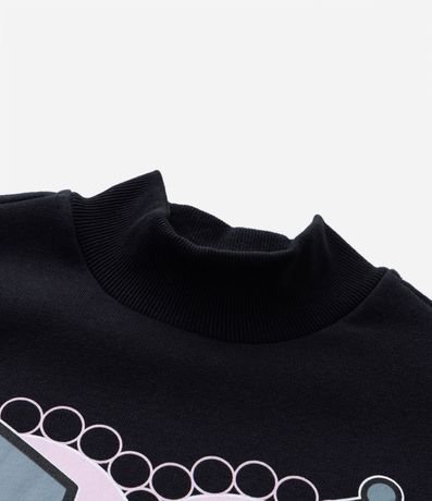 Saco Infantil en Algodón con Estampa da Kuromi - Talle 5 a 14 años 5