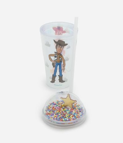 Vaso Sundae en Plástico con Pajita y Estampa Toy Story 3