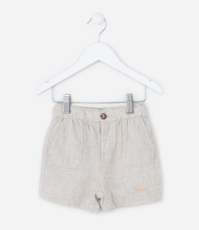 Bermuda Infantil en Lino - Talle 1 a 6 años