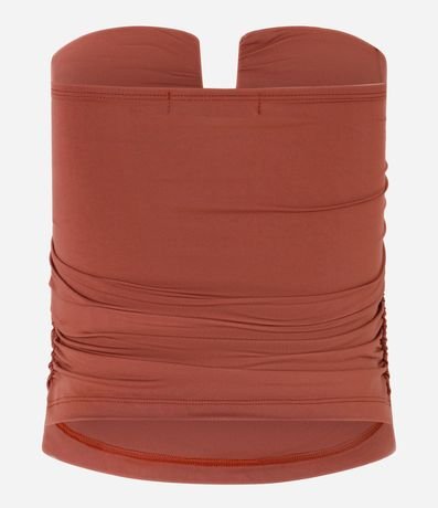 Blusa en Jesery con Fruncidos y Adorno en el Busto 6