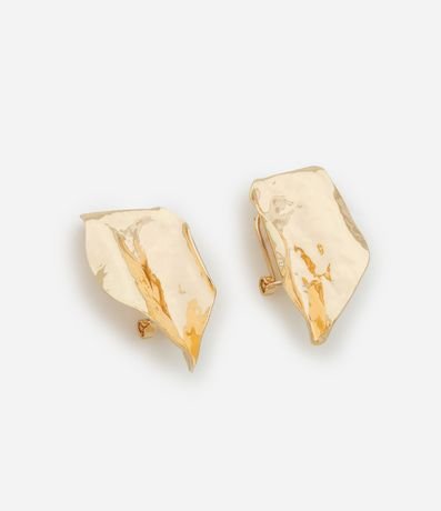 Caravana Botón Pétalo Arrugada