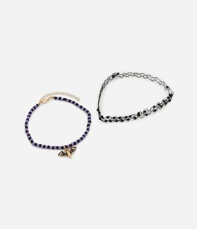 Kit 02 Collares Infantiles con Colgante Halloween - Talle único 1