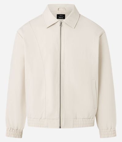 Campera Boxy con Elástico en el Ruedo y Recortes 8