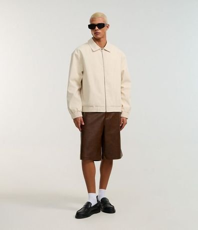 Campera Boxy con Elástico en el Ruedo y Recortes 3