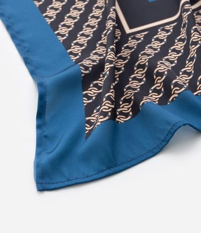 Pañuelo Satinado con Estampa de Moldura cadena 2