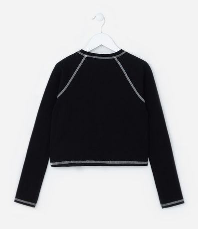 Remera Corta Infantil con Estampa Kuromi - Talle 5 a 14 años 2