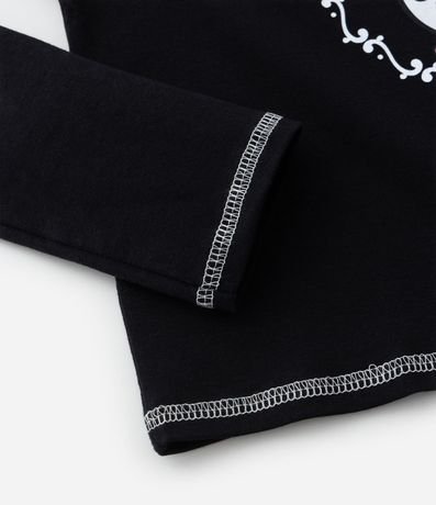 Remera Corta Infantil con Estampa Kuromi - Talle 5 a 14 años 4