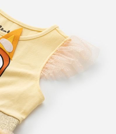 Vestido Infantil en Tule con Estampa Bingo de Bluey - Talle 1 a 5 años 4