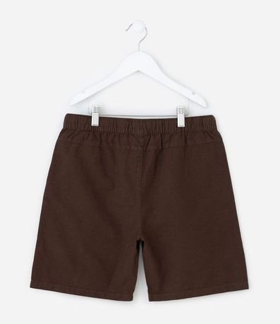 Bermuda Infantil en Algodón y Lino con Cintura Elástica - Talle 5 a 14 años 2
