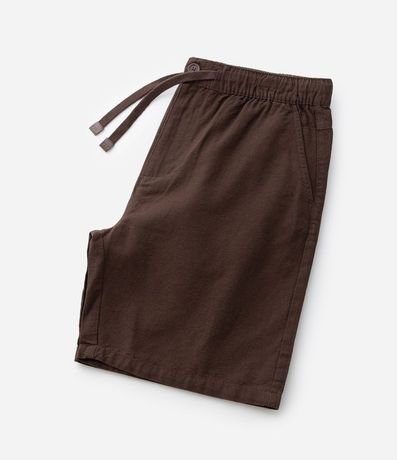 Bermuda Infantil en Algodón y Lino con Cintura Elástica - Talle 5 a 14 años 5