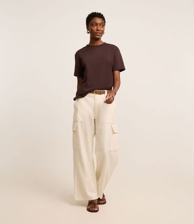 Remera T-Shirt en Suedine Básica 2