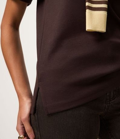 Remera T-Shirt en Suedine Básica 5