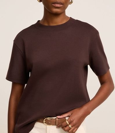 Remera T-Shirt en Suedine Básica 4