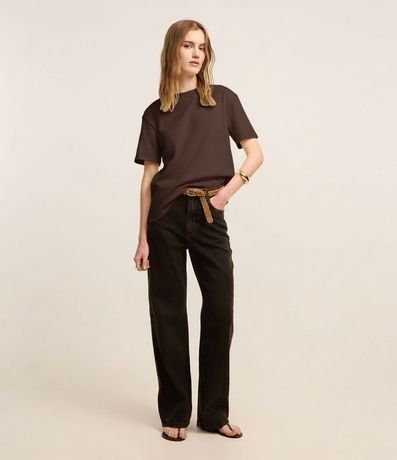 Remera T-Shirt en Suedine Básica
