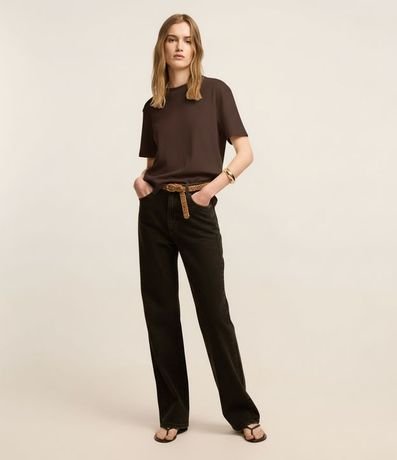 Remera T-Shirt en Suedine Básica 5