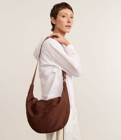 Bolso Hobo Mediana con Correa Transversal Ajustable 9