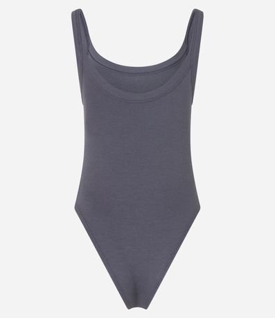 Body Básico en Rib con Escote U 10