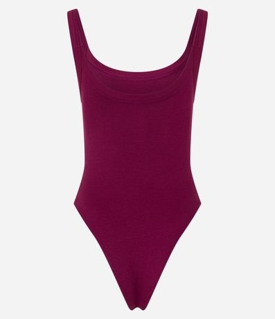 Body Básico en Rib con Escote U 10