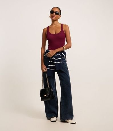 Body Básico en Rib con Escote U 2