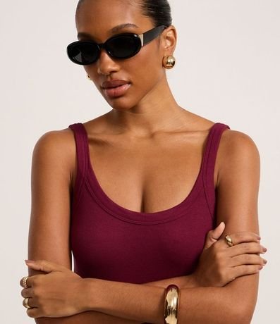 Body Básico en Rib con Escote U 3