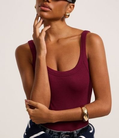 Body Básico en Rib con Escote U 5