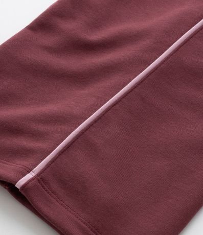 Pantalón Wide Leg Infantil con Bies Contrastante - Talle 5 a 14 años 5