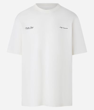 Remera Relaxed en Algodón con Estampa Photoprint de Coche