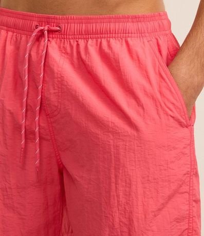 Bermuda Básica en Microfibra con Cintura Elástica y Cordón 3