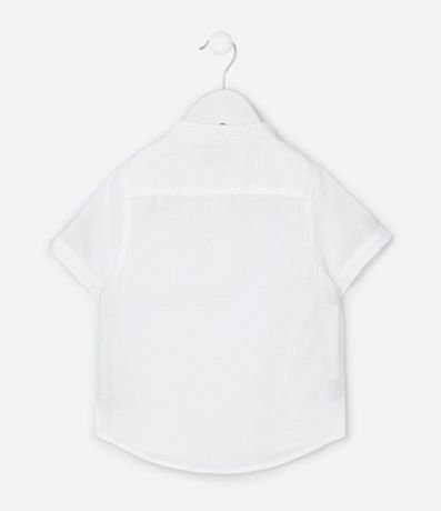 Camisa Infantil Bata con Detalles Contrastantes y Texturizada - Talle 1 a 6 años 2