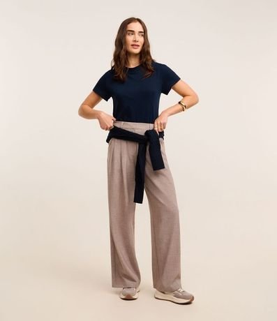 Remera en Algodón con Cuello Redondo 2