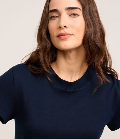 Remera en Algodón con Cuello Redondo 3