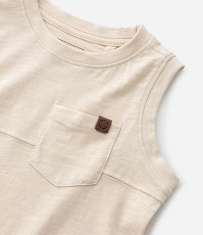 Musculosa Infantil en Algodón con Bolsillo - Talle 1 a 5 años 5