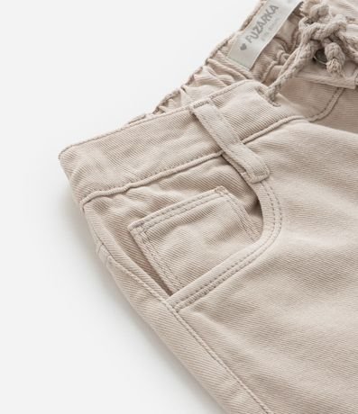 Pantalón Wide Leg Infantil en Sarga - Talle 5 a 14 años 3