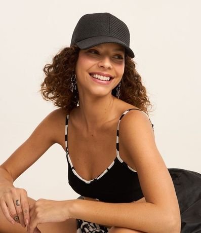 Gorra Aba Curva en Paja de Papel