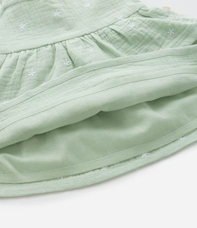 Conjunto Infantil en Tricolina con Bordado Floral - Talle 3 a 18 Meses 9