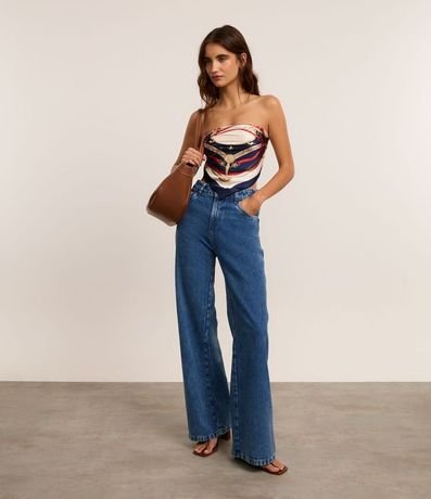 Pañuelo Cuadrado de Satén con Estampa de Guarnición 7