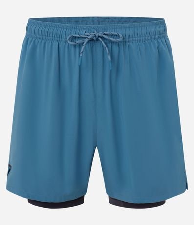 Bermuda Deportiva con Short de Compresión y Bolsillo Funcional 4