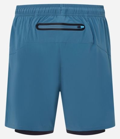 Bermuda Deportiva con Short de Compresión y Bolsillo Funcional 5