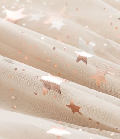Vestido Infantil con Tule de Estrellas y Bombacha - Talle 3 a 18 Meses 5