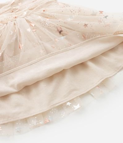 Vestido Infantil con Tule de Estrellas y Bombacha - Talle 3 a 18 Meses 8