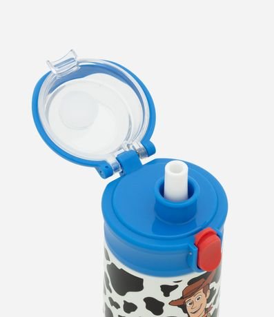 Botella Térmica en Metal con Tapa Botón y Estampa Woody 2