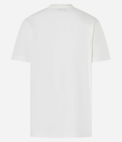 Remera en Algodón con Estampa Mujer con Caravana de Perla 6