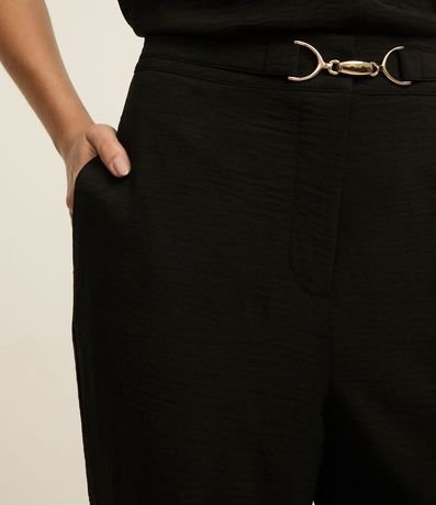 Pantalón Carrot Airflow con Cintura Elástica y Adorno Metalizado 4