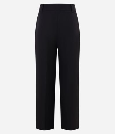 Pantalón Recto Sastrería con Trabillas y Pliegues 7