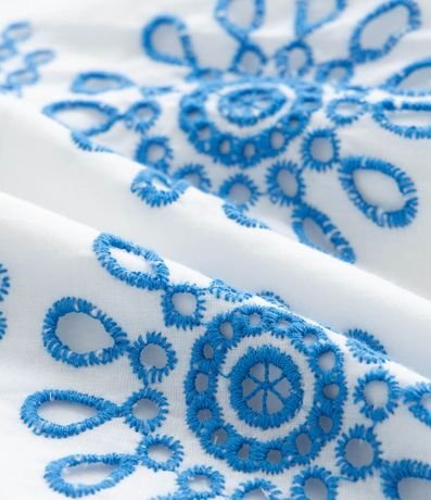 Vestido Infantil en Laise con Broderie - Talle 5 a 14 años 3