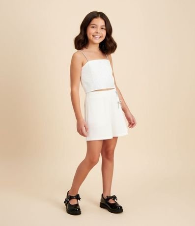 Top infantil con Bretel de Brillos Sastre - Talle 5 a 14 años